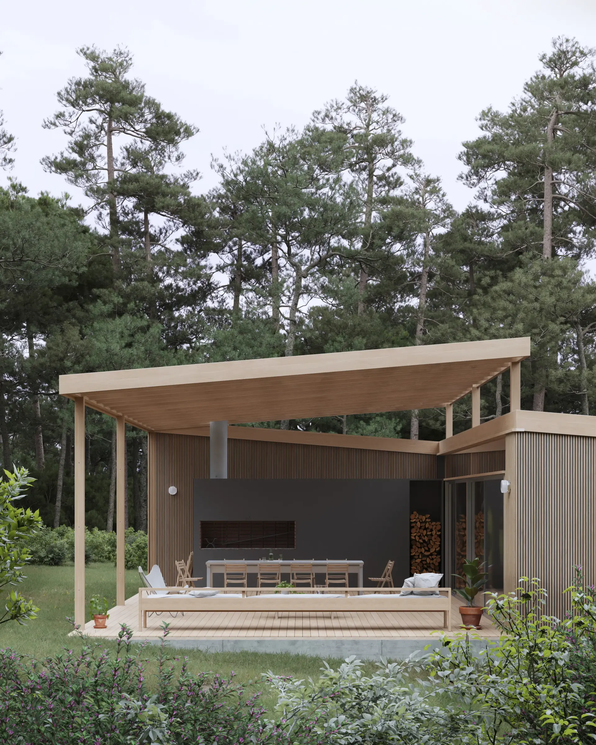 DESPEGADA - Estudio de arquitectura premium en Barra Verde, La Barra - Perspectiva