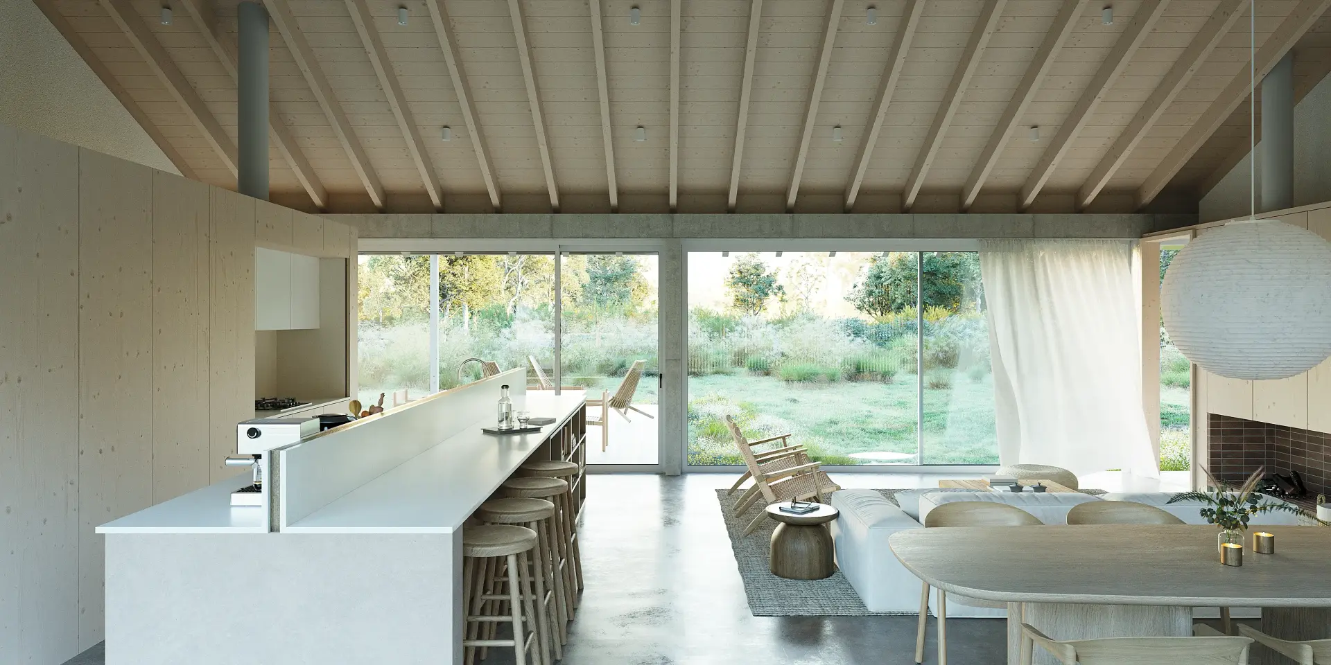 OHANA - Estudio de arquitectura premium en Don Miguel, La Barra - Perspectiva