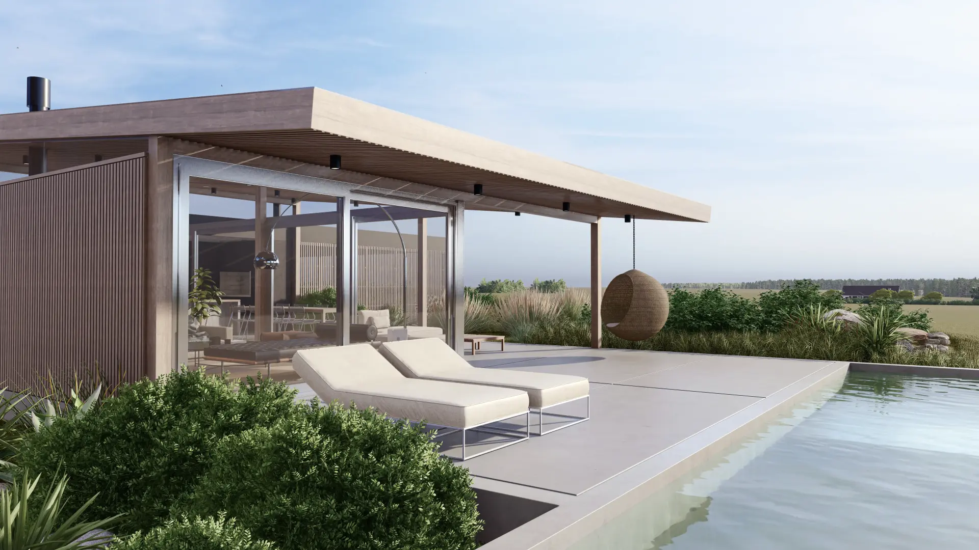 Parador - Estudio de arquitectura premium en Pueblo Mio, La Barra - Perspectiva