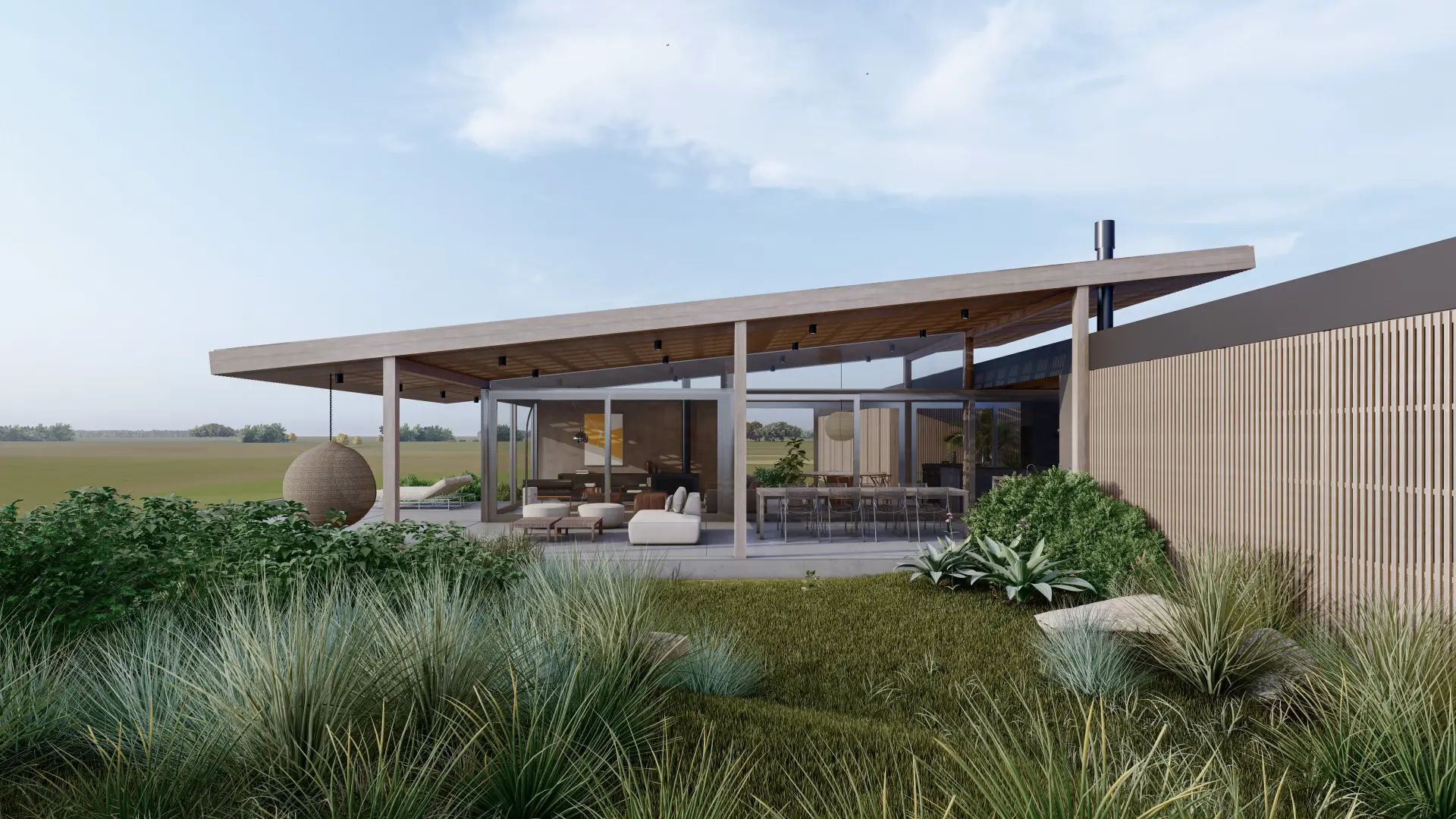 Parador - Estudio de arquitectura premium en Pueblo Mio, La Barra - Perspectiva