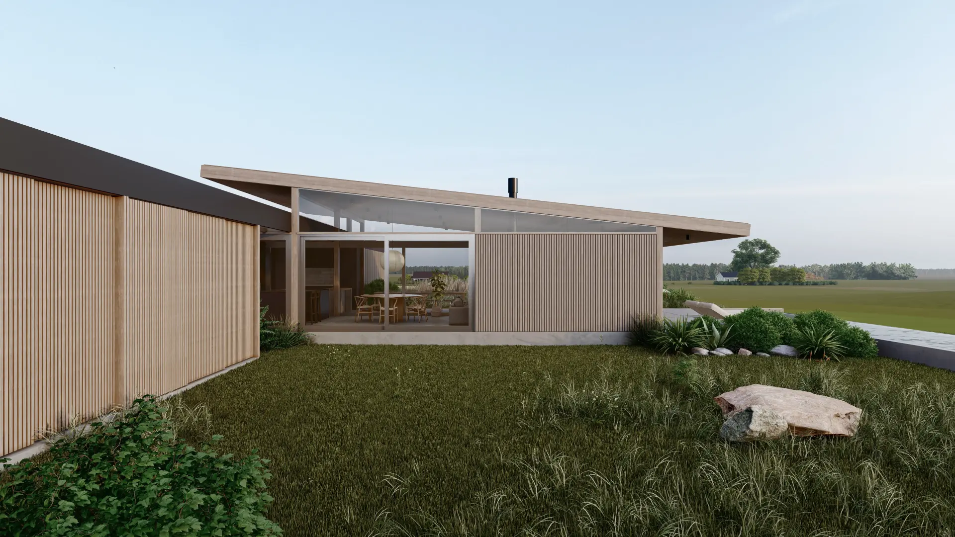 Parador - Estudio de arquitectura premium en Pueblo Mio, La Barra - Perspectiva