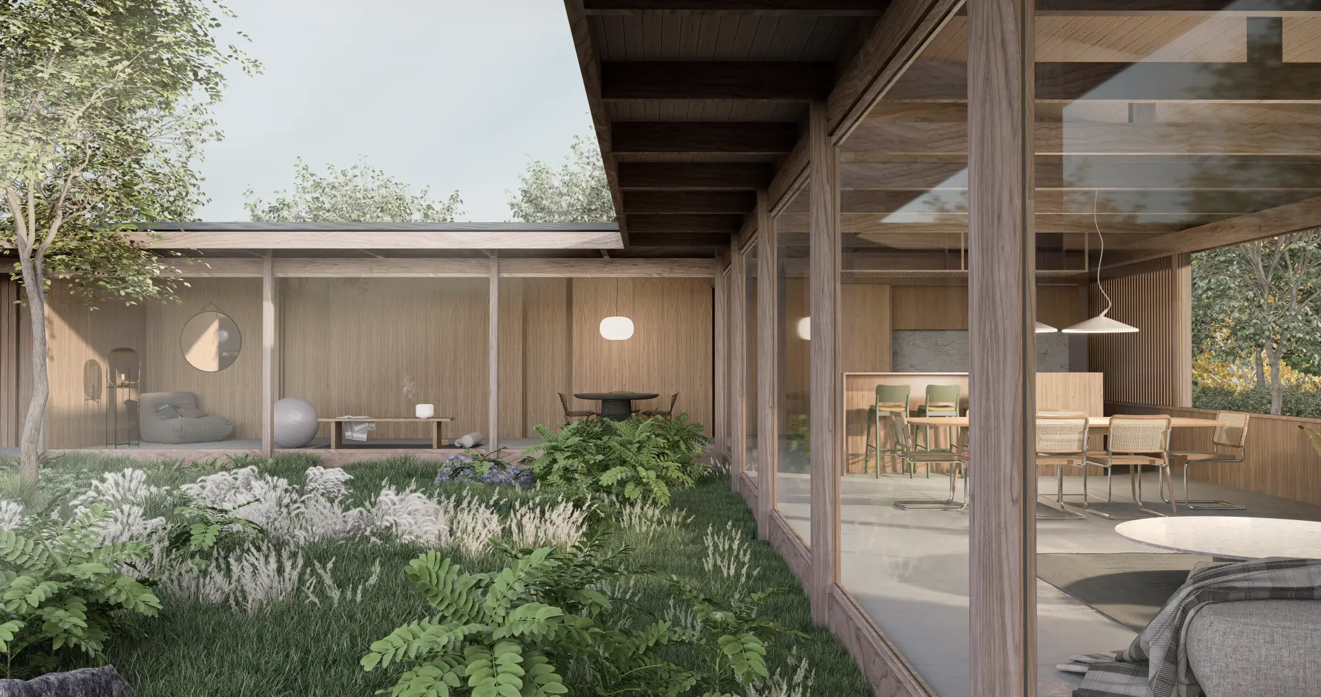 YOGI - Estudio de arquitectura premium en Pueblo Mio, La Barra - Perspectiva