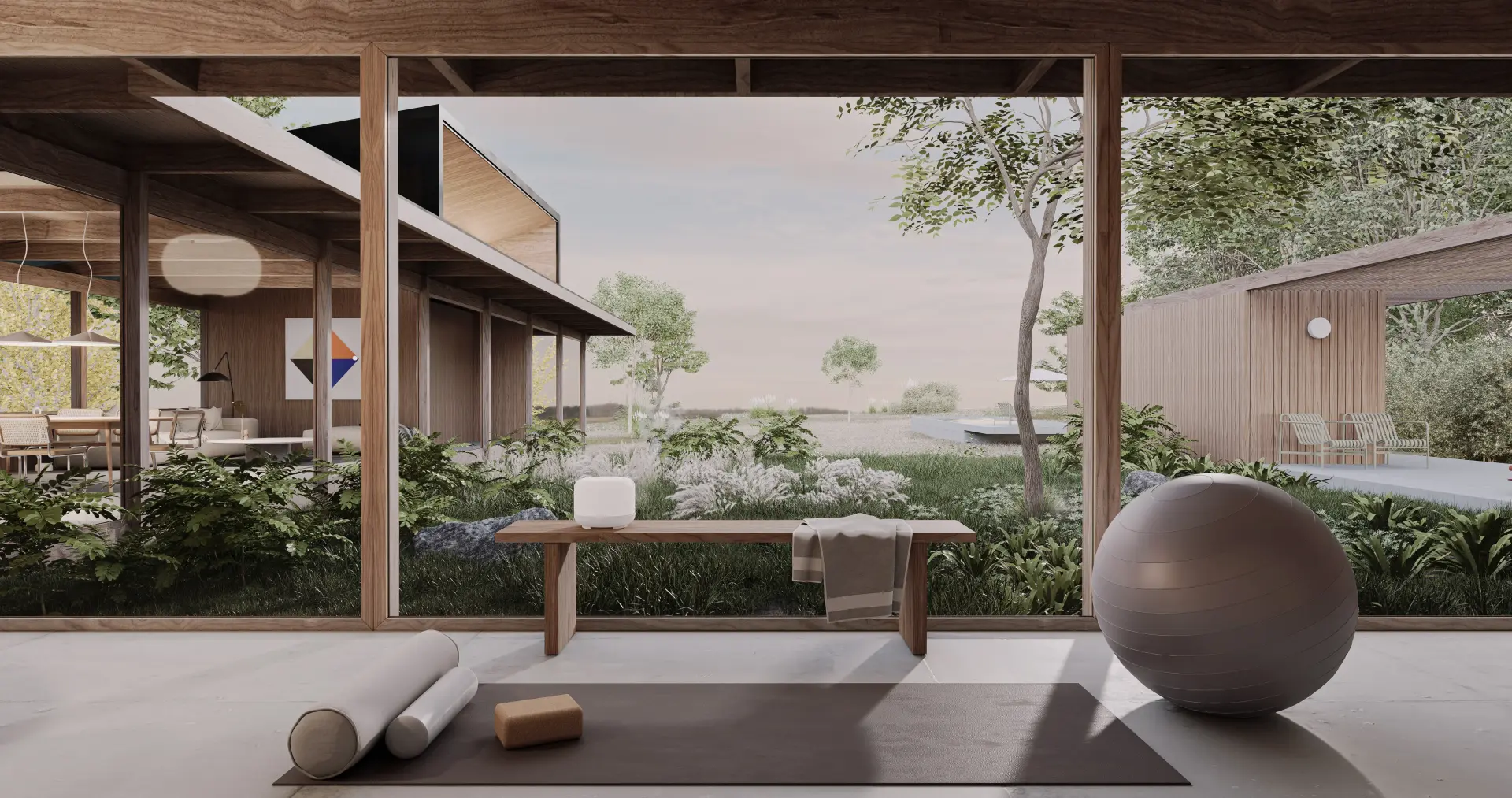 YOGI - Estudio de arquitectura premium en Pueblo Mio, La Barra - Perspectiva